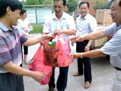 绿树荫浓夏日忙  集团工会送清凉